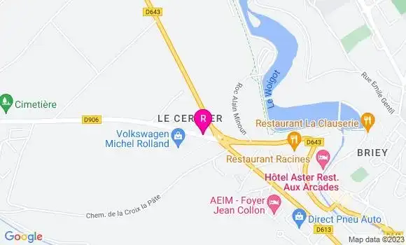 Localisation Restaurant  Les Cerisiers