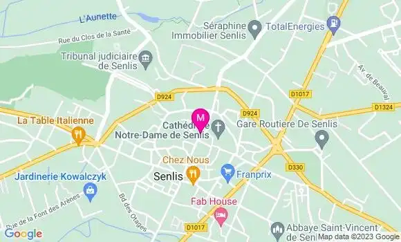 Localisation Restaurant  Le Nouvel Iris d
