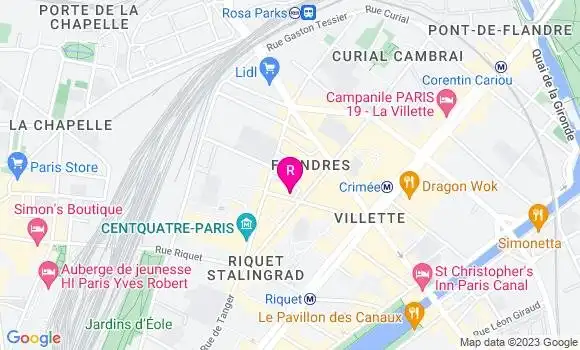 Localisation Restaurant  Saveur 19