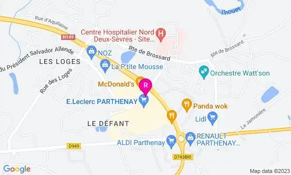 Localisation Restaurant  Le Bercail