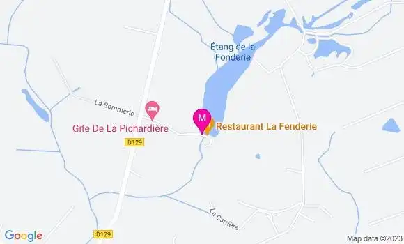 Localisation Restaurant  La Fendrie