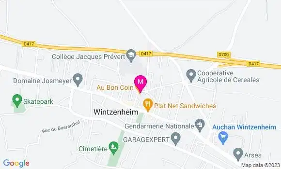 Localisation Restaurant  Au Bon Coin