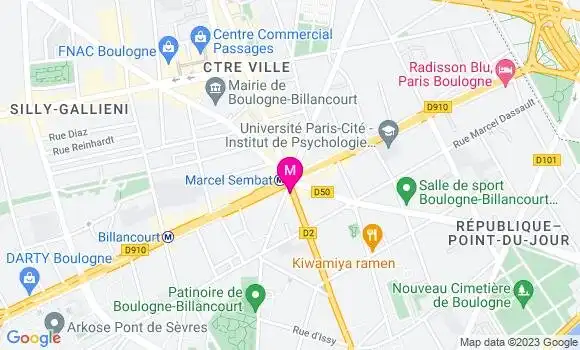 Localisation Restaurant  Le Café Chérie