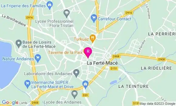 Localisation Restaurant Bar La Cave Chimay