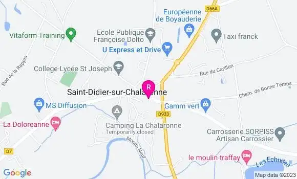 Localisation Auberge d