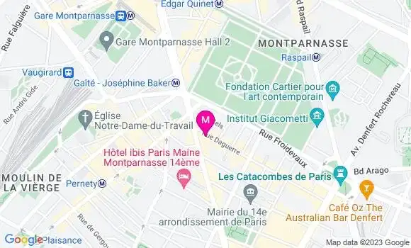 Localisation Restaurant  La Cantine du Troquet Daguerre