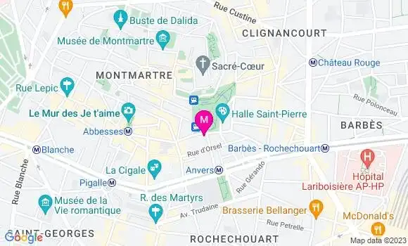 Localisation Restaurant  Le Studio Café