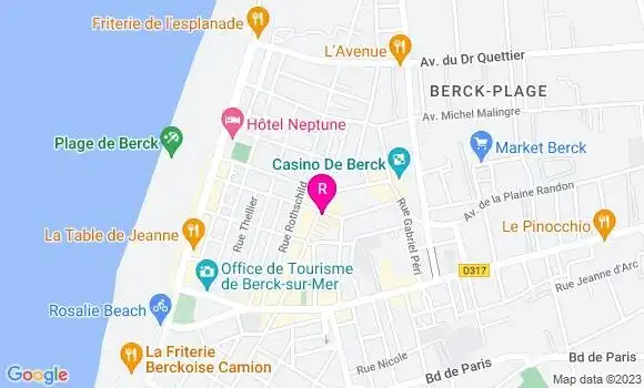 Localisation Restaurant  Au 1900