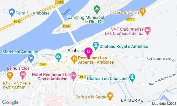 Localisation Crêperie Les 4 Saisons