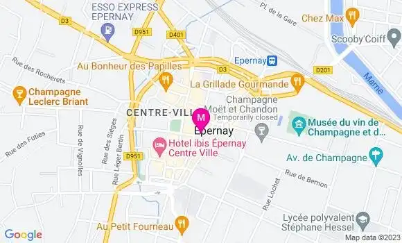 Localisation Restaurant  Chez Françoise