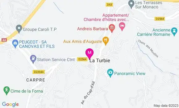 Localisation Restaurant  La Table Gourmande