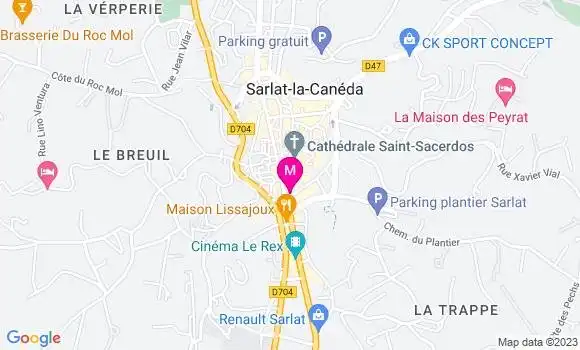 Localisation Restaurant Bar L