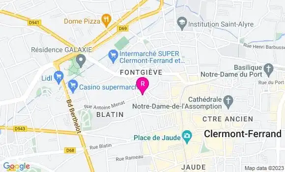 Localisation Restaurant  Le Tablier