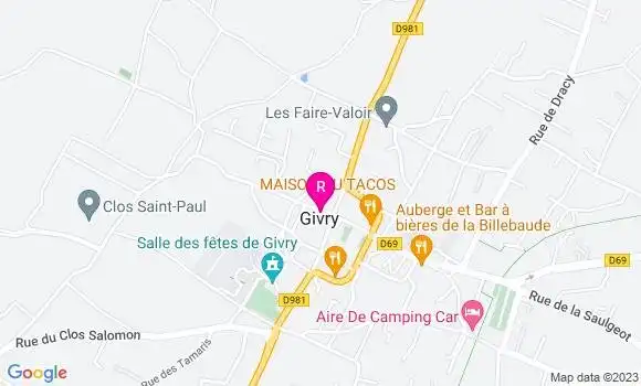 Localisation Restaurant  L