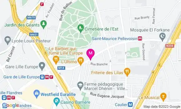 Localisation Restaurant  Le Faubourg
