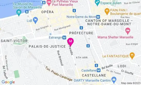 Localisation Restaurant Italien Comptoir 109