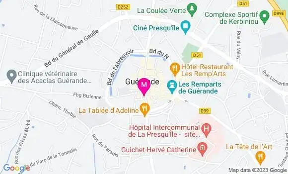 Localisation Crêperie La Flambée