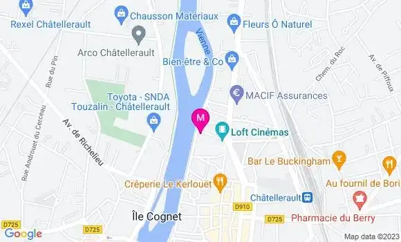 Localisation Restaurant  Le Caribou Café