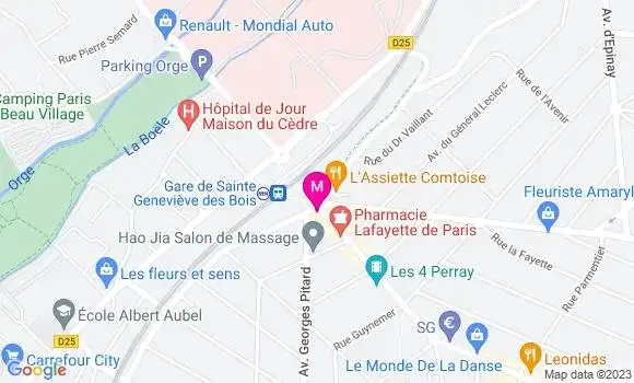 Localisation Restaurant Fruits de Mer L