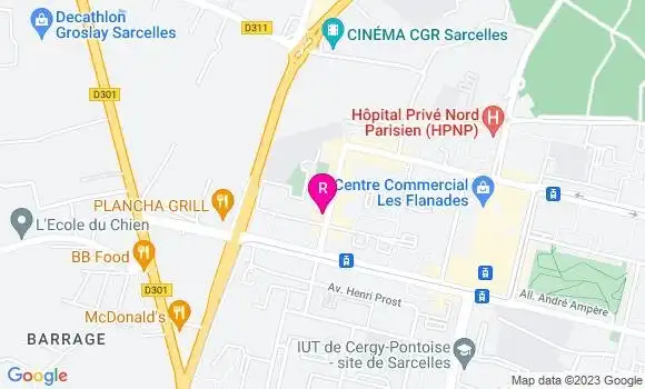 Localisation Restaurant  Chez Inoun