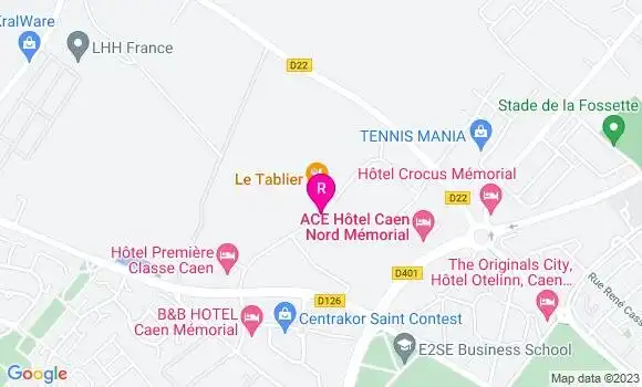 Localisation Restaurant  Le Tablier