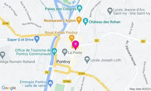Localisation Restaurant Bar Le Rivoli