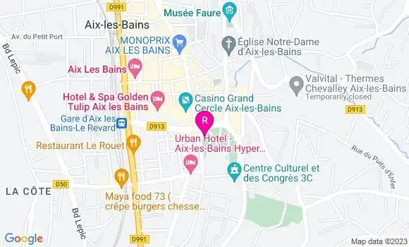 Localisation Brasserie Le Campa