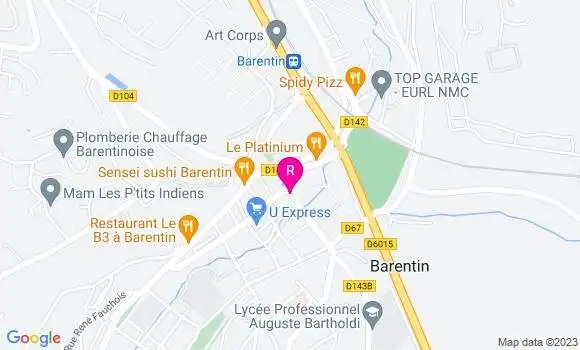 Localisation Brasserie de l