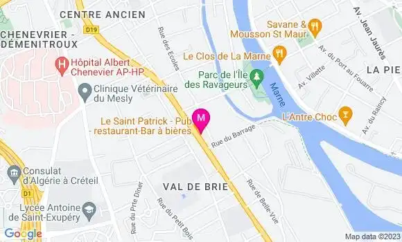 Localisation Pub Le Saint Patrick