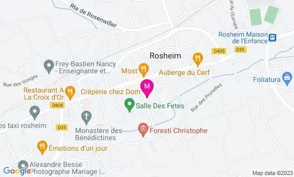 Localisation Crêperie Chez Dom