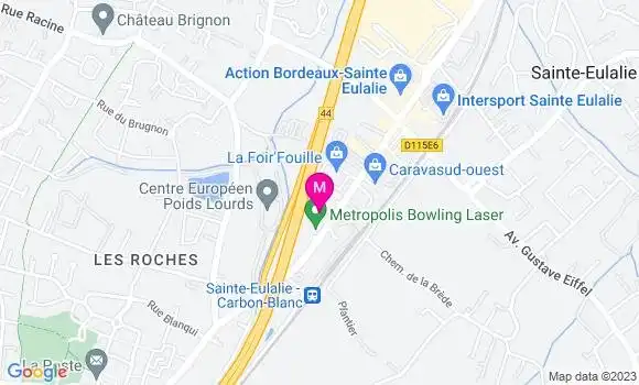 Localisation Bistrot Bistro Régent Sainte Eulalie