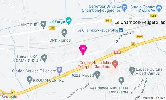 Localisation Restaurant  Les Amis Réunis