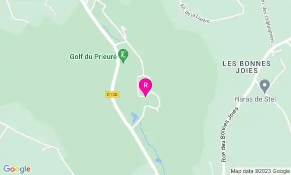 Localisation Le Restaurant du Golf du Prieuré
