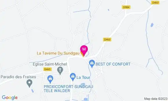 Localisation La Taverne du Sundgau