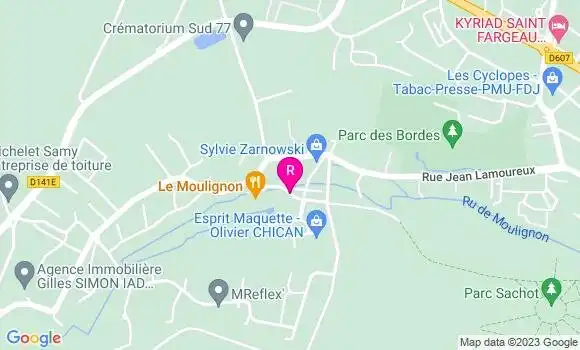 Localisation Restaurant  Le Moulignon