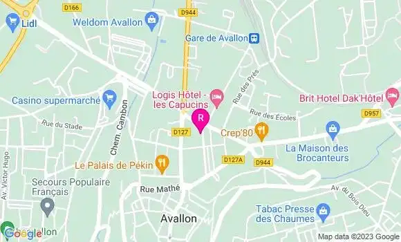 Localisation Restaurant  Le Poirier au Loup