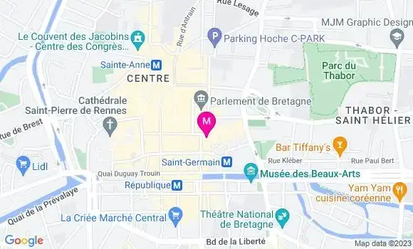 Localisation Restaurant  Mr Georges