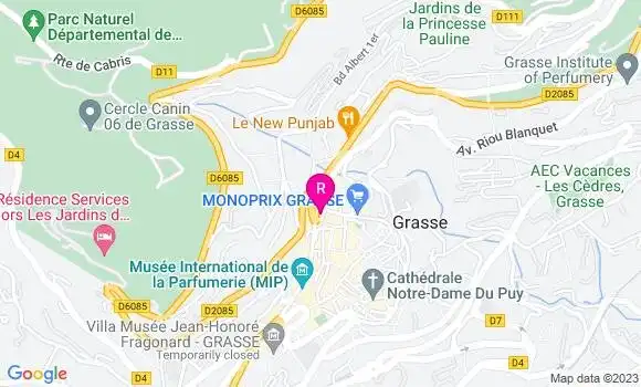 Localisation La Brasserie des Artistes