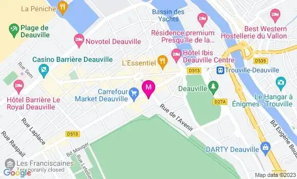 Localisation Restaurant  Aux Pesked