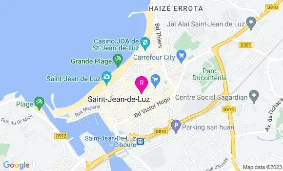 Localisation Restaurant  La Boëte