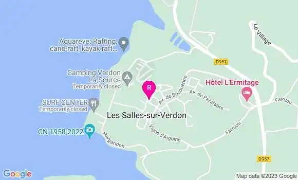 Localisation Restaurant  Le Chêne Vert