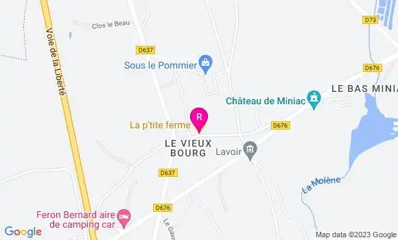 Localisation Restaurant  La P