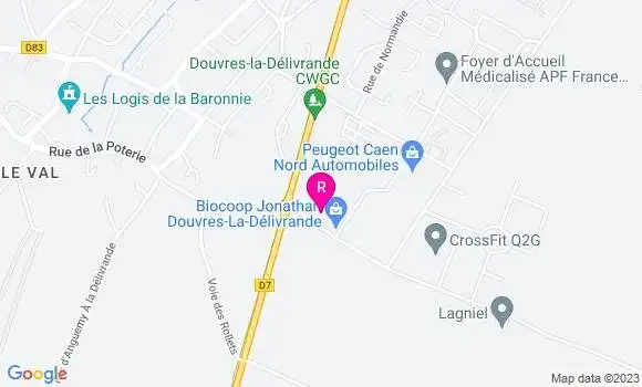 Localisation Brasserie L