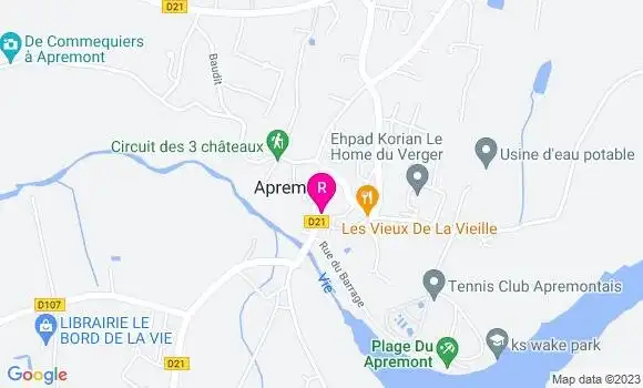 Localisation Restaurant  Le Centre