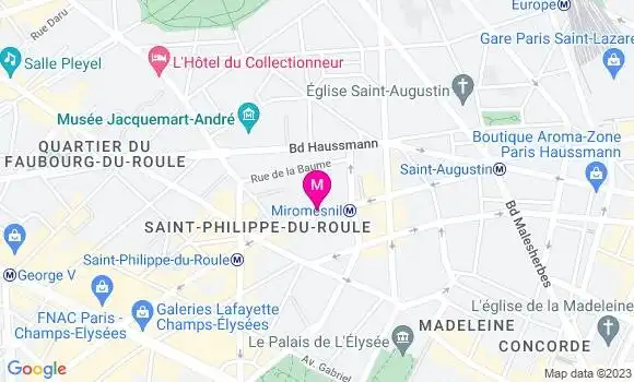 Localisation Restaurant  Le Café Boétie