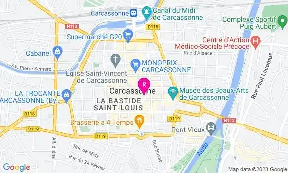 Localisation Restaurant  Au Lard et au Cochon