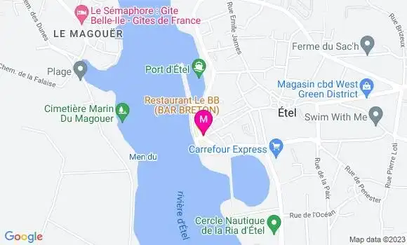 Localisation Restaurant  Le Bb