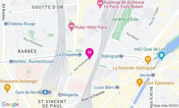 Localisation Brasserie Le Cyclone