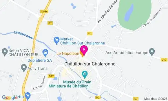 Localisation Restaurant  Le Napoleon