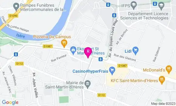 Localisation Restaurant  L